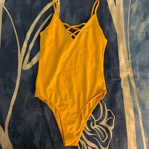 Yellow Bodysuit